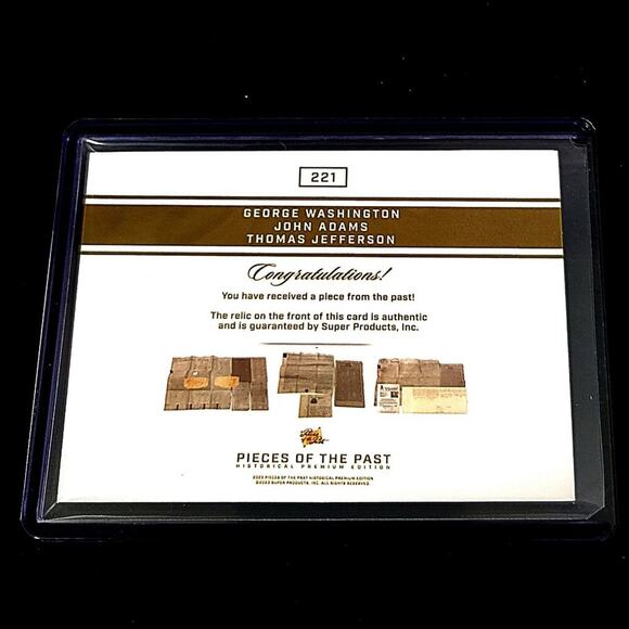 Authentic Presidents Washington, Adams and Jefferson Handwriting Relics History - Picture 6 of 6